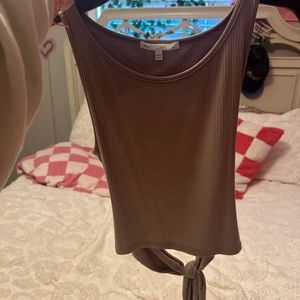 tie in back tank top